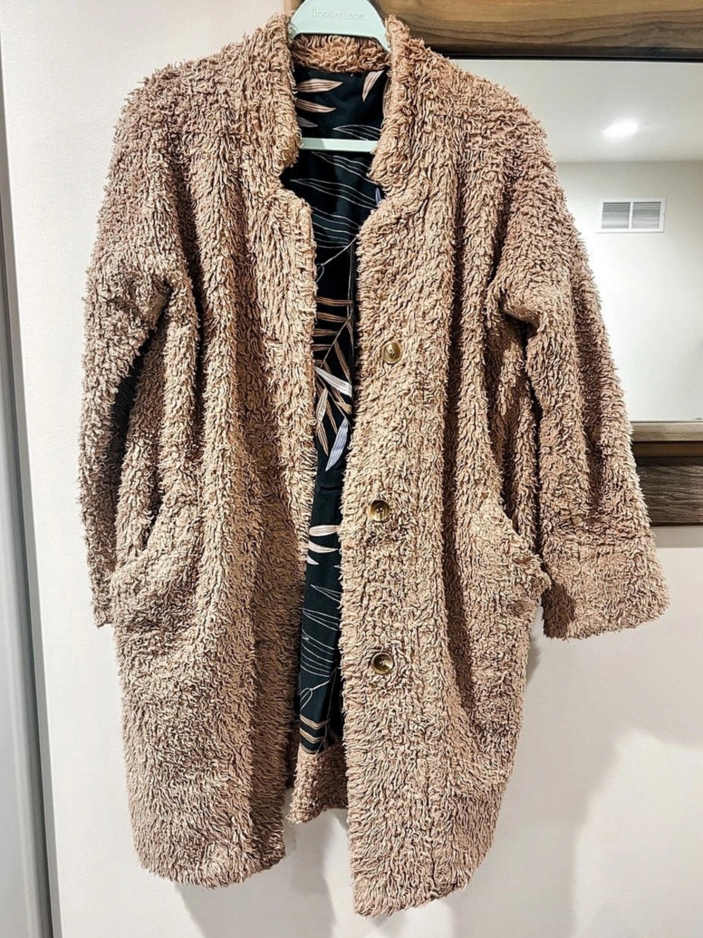 Sseko Reversible Teddy Coat & Bwindi print rayon Size 1